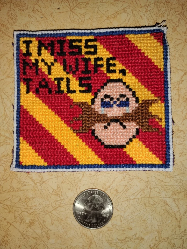 Dr. Eggman Snap Cube Cross Stitch Magnate - Image 1 of 1