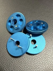 Trinity Tmaxx Revo traxxas Lite Weight Flywheel Blue Anodized Vintage - Picture 1 of 2