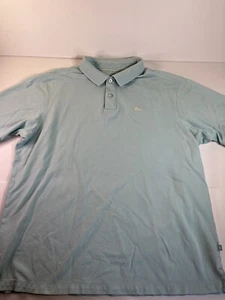 Tommy Bahama Supima Cotton Light Blue Polo Shirt SZ XL 48”c Embroidered Logo EUC - Picture 1 of 10