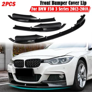 For 2012-2018 BMW 3 Series F30 328i M Sport Front Bumper Spoiler Splitter Lip , - Picture 1 of 12