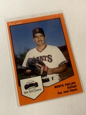 MONTIE PHILLIPS 1989 ProCards Minor League San Jose Giants PWE SHIP