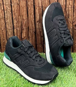 New Balance 574 Sonic Black running shoes sneakers US 5.5 UK 5 EUR 38 23.5cm - Picture 1 of 11