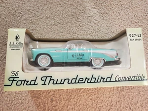 J.J. KELLER 1:24 SCALE DIECAST 1956 FORD THUNDERBIRD CONVERTIBLE NEW IN BOX - Picture 1 of 10