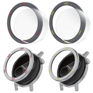 4 Colors Replacement Watch Metal Bezel Tempered Glass For CMF Watch Pro2 DIY.Hot - Zdjęcie 1 z 17
