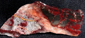 K-40 ~ 1.2oz Slab of Rosetta Lace Agate ~ Chihuahua, Mexico - Picture 1 of 8