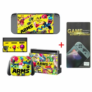 Skin Sticker for Nintendo Switch Console and Joycons Vinyl Cover Skins ARMS #2 - Picture 1 of 2