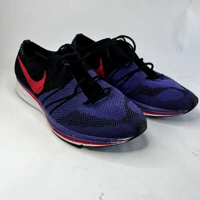 Beater Nike Flyknit Trainer Women’s Sz 11 Purple Red & Black AH8396-003 Rare - Image 1 of 4