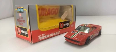 Ferrari GTO Rally Burago 1:43 Cod. 4107 Vintage Usato + Box - Immagine 1 di 4