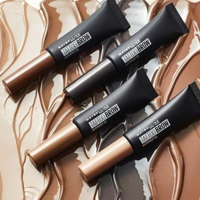 MAYBELLINE Tattoo Brow Waterproof Eyebrow Gel 5ml BOXED - various shades - Image 1 of 3