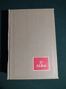American Law Reports Vol 11 ALR 3d Cases & Annotations (HC 1967) & supplement - Picture 1 of 12