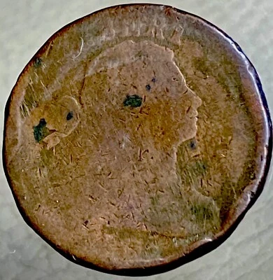 1805 centavo grande busto drapeado Estados Unidos data chave baixa vintage 941.116 usado - Imagem 1 de 4