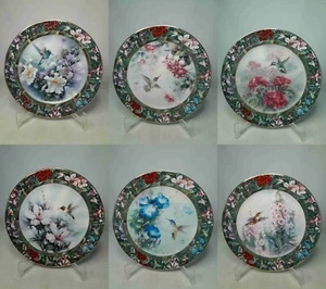 Bradex Your Choice of LENA LIU Plates HUMMINGBIRD TREASURY W F George Plate P1 - Picture 1 of 8
