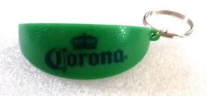 Corona Limettenweiß Keilabsatz Bierwerbung Promo Metall Schlüsselanhänger & Flaschenöffner Neu - Bild 1 von 4