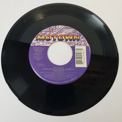 Boyz 2 Men "In The Still Of The Nite" 45 Vg+ Tested Jukebox  - Image 1 of 4
