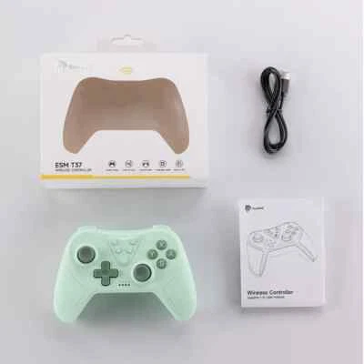 Easy SMX T37 Wireless Joysticks Game Controller For Switch/Pc Green - Immagine 1 di 4