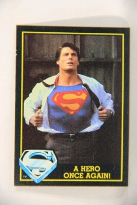 Superman 3 Topps 1983 Trading Card #67 A Hero Once Again ENG L019132 - Image 1 of 2