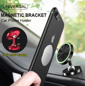360° Magnetic Car Mount Phone Holder Stand Dashboard For Cellphone GPS Universal - Picture 1 of 29