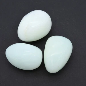 Chrysoprase 3x Tumbled Stones 25x35mm - Picture 1 of 2