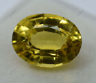 Doskonała jakość 10,12 ct żółty SZAFIR naturalny kamień szlachetny owalny cięty certyfikat