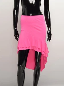 Vintage Versus Versace Asymmetrical Pink Flared Y2K Skirt Size IT 28/42 - Picture 1 of 9