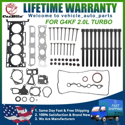 Kit de pernos de sello de junta de revisión de motor G4KF 2.0T para Hyundai Kia Santa Fe Sport L4 Foto 1 de 4