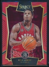 2015-16 Panini Select Concourse Level Red Prizm #27 Kyle Lowry /149 Heat raptors