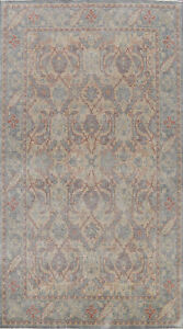 Silver Washed Beige Geometric Ziegler Traditional 7x10 ft Rug Living Room Rug