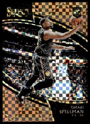 2018-19 Panini Select #293 Omari Spellman BASKETBALL Atlanta Hawks - Image 1 of 2