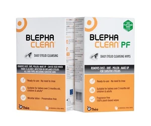 - 60x Blephaclean Sterile Wipes Daily Hygiene of Eye Lids & Preservative Free - - Picture 1 of 9