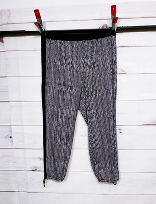 Jennifer Lopez Womens Pants Size XL Black & White Elastic Waist Pull On - Image 1 of 4