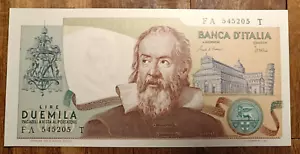 24. Oktober 1983 Republik 2000 Lire Typ Galileo in F.d.S. - Bild 1 von 2
