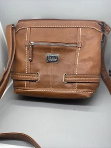 BOC Born Concept Faux Leather Purse Shoulder/cross Body Bag Tan Brown - Picture 1 of 11