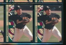 Lot (2) 2008 Multi-Ad #11 Matt Bouchard Savannah Sand Gnats (CA56) SWSW6 