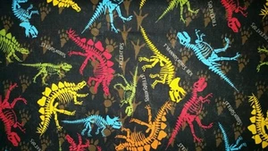 LINED WINDOW VALANCE CURTAIN 42X12 DINOSAUR REX STEGOSAURUS JURASSIC PARK - Picture 1 of 1