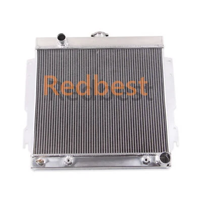 Radiador de aluminio de 4 filas para Dodge D100 D150 D200 1970-1979 5,9 L 360 Cu. In. V8 Foto 1 de 4