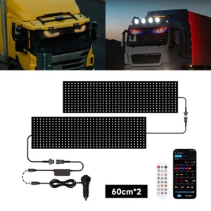 RGB Car Flexible Sign Scrolling Message LED Display Screen APP Programmable DIY - Picture 1 of 12