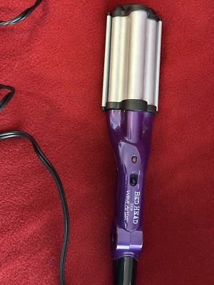 Cabelo de cama ferro ondulado roxo TIGI Wave Artist 3 waver frisador de praia - Imagem 1 de 3
