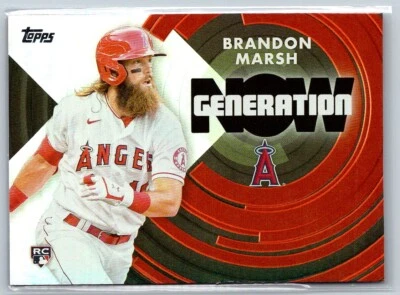 2022 TOPPS GENERATION NOW BRANDON MARSH LOS ANGELES ANGELS #GN-31 - Image 1 of 2