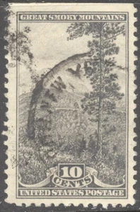 Scott 749, the 1934 10¢ Great Smokey Mountains National Park Issue - Used - Picture 1 of 1