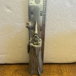 WIZARD W STAFF RAY LAMB PERTH PEWTER - Bild 1 von 9