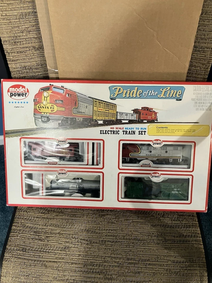 Model Power “Pride Of The Line” HO Model Train Set - New Old Stock - Image 1 of 4
