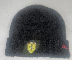 Puma Ferrari Beanie Y2k Black Gray Color - Picture 1 of 3
