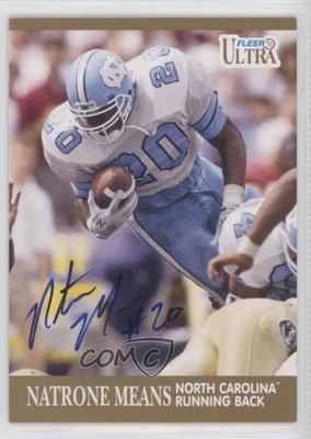 2013 Fleer Retro Auto Natrone Means #21 Auto - Image 1 of 2