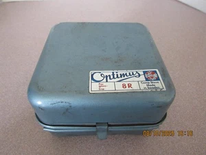 Vtg. Optimus Camping/Hiking COOK STOVE - Model no. 8R - Sweden - Blue Case - Picture 1 of 8