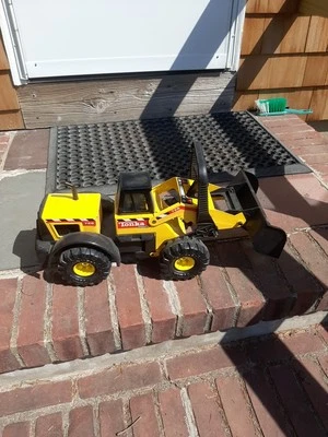 Vintage Mighty Tonka Front End Loader #728 Hasbro 21" Pressed Steel & Plastic - Image 1 of 4