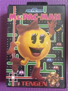 Ms. Pac-Man (Sega Genesis, 1991) CIB with Manual Tested E - Picture 1 of 4