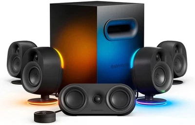 SteelSeries Arena 9 5.1 Kanal Bluetooth Gaming Lautsprecher - Bild 1 von 4