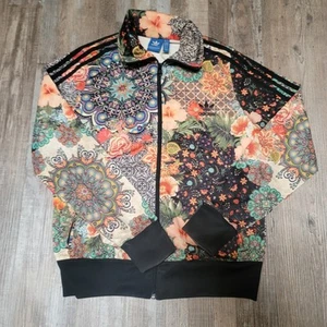 Adidas Originals Floral Jacket Brazil Rio L Jardim Agharta Farm Firebird Track - Picture 1 of 8