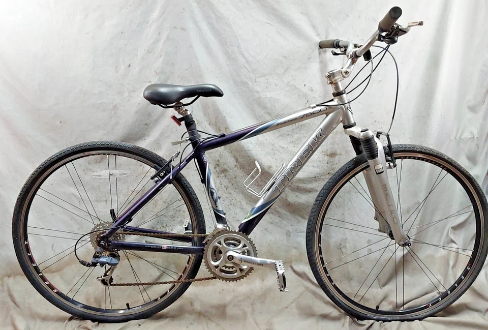 2008 Trek Multitrack 7500 Comfort Hybrid Bike Medium 17" USA Made Deore LX Cafe~ - Image 1 of 4