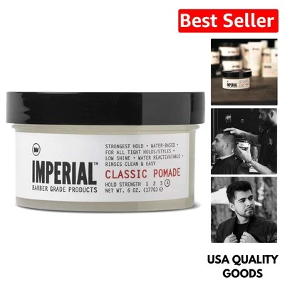 Помада Barber Classic 6 унций - самая сильная в Америке для волос на водной основе - Изображение 1 из 4